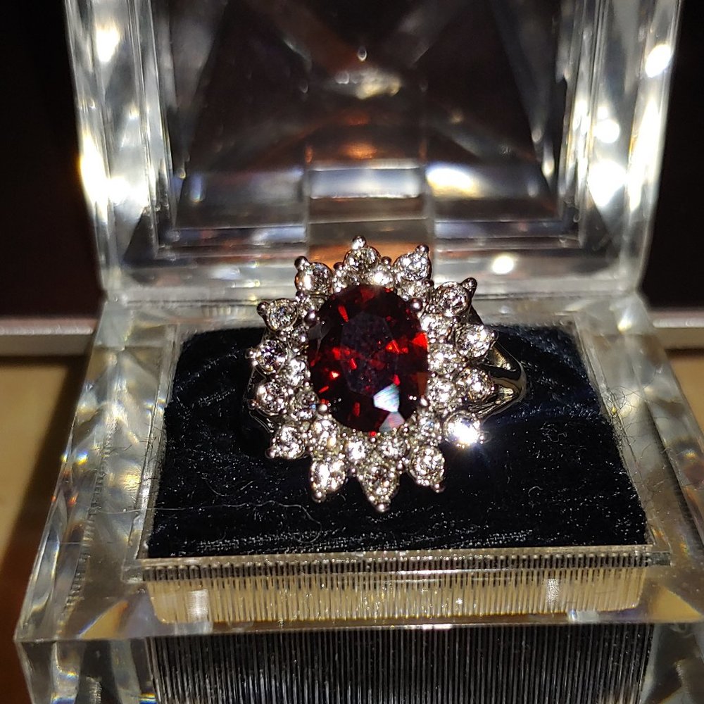 Ring, Ruby and Rhinestones - Picture 2 of 5